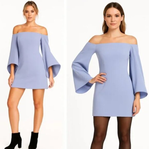 Reformation Casanova Floral Mini Dress Bell Sleeves - Picture 4 of 7